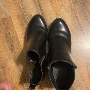 Jessica Cline Black Ankle Booties